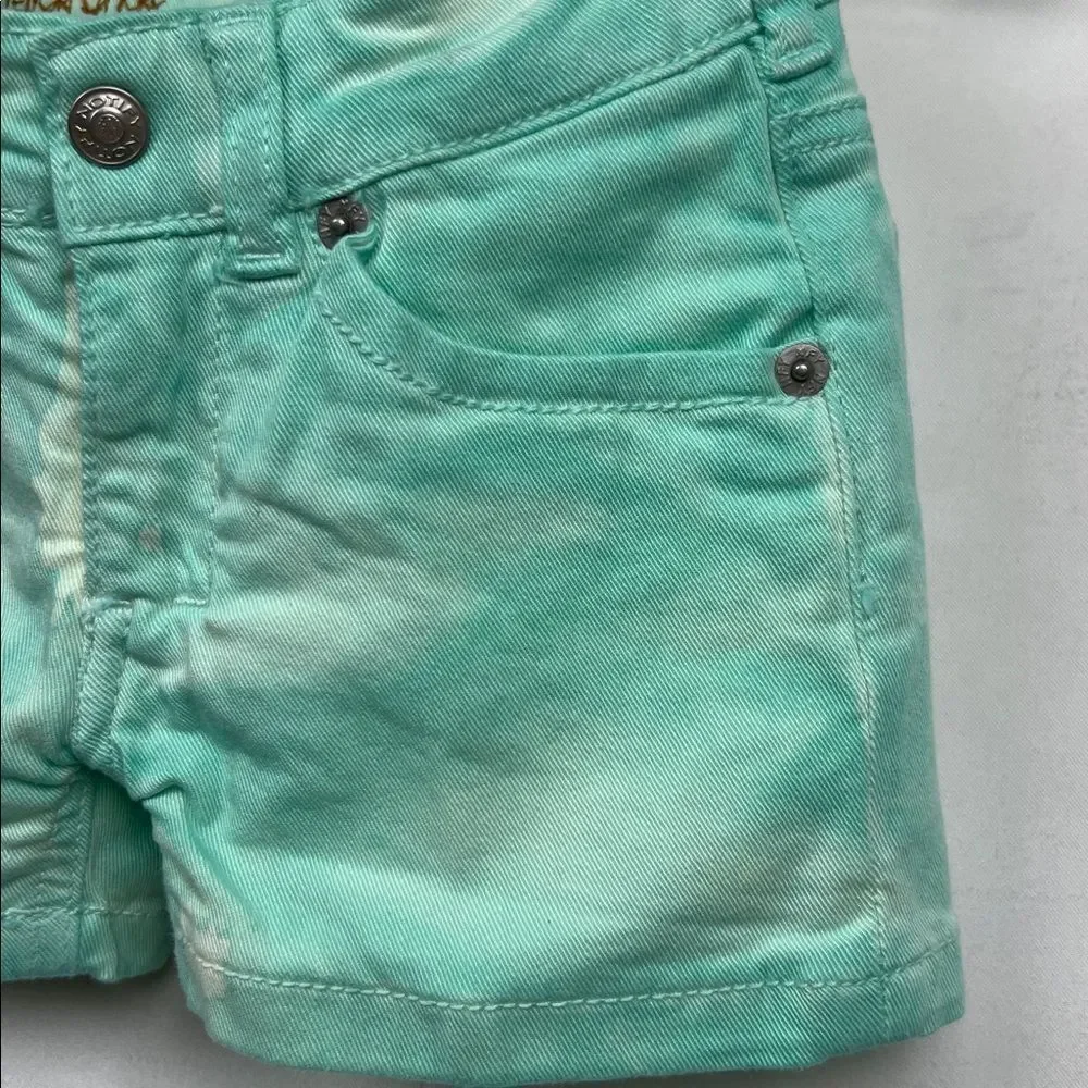 Notify Acid Green Hellabora Short denim size 4 NWT